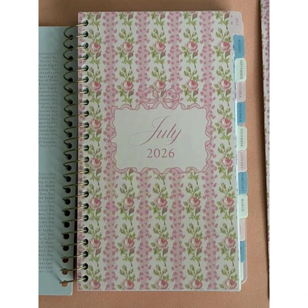 LoveShackFancy x Target -Monthly Planner Blooming Heirloom Ditsy Ballet Design